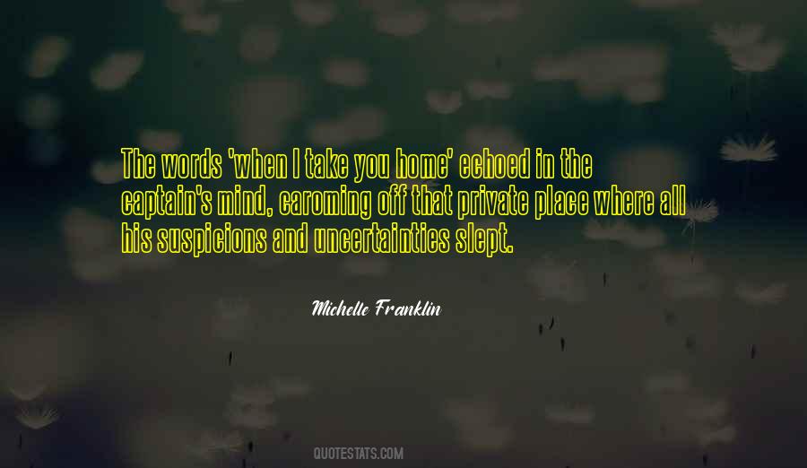 Michelle Franklin Quotes #1304848