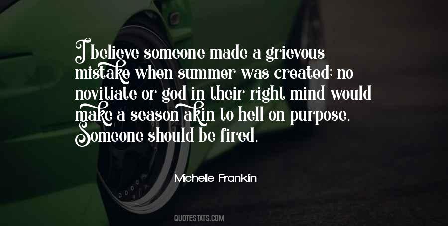 Michelle Franklin Quotes #1380099