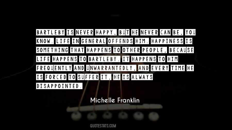 Michelle Franklin Quotes #1729733