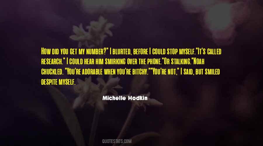 Michelle Hodkin Quotes #79384