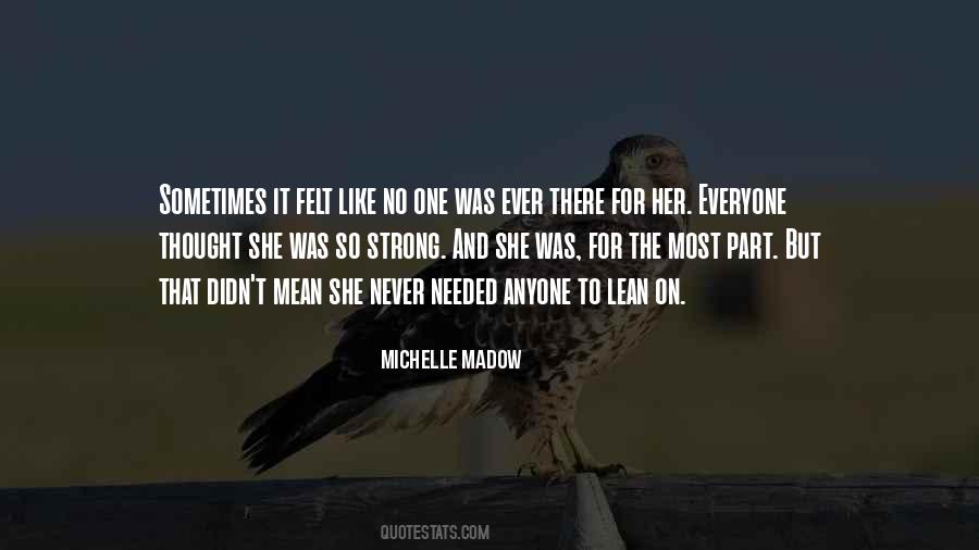 Michelle Madow Quotes #1871520