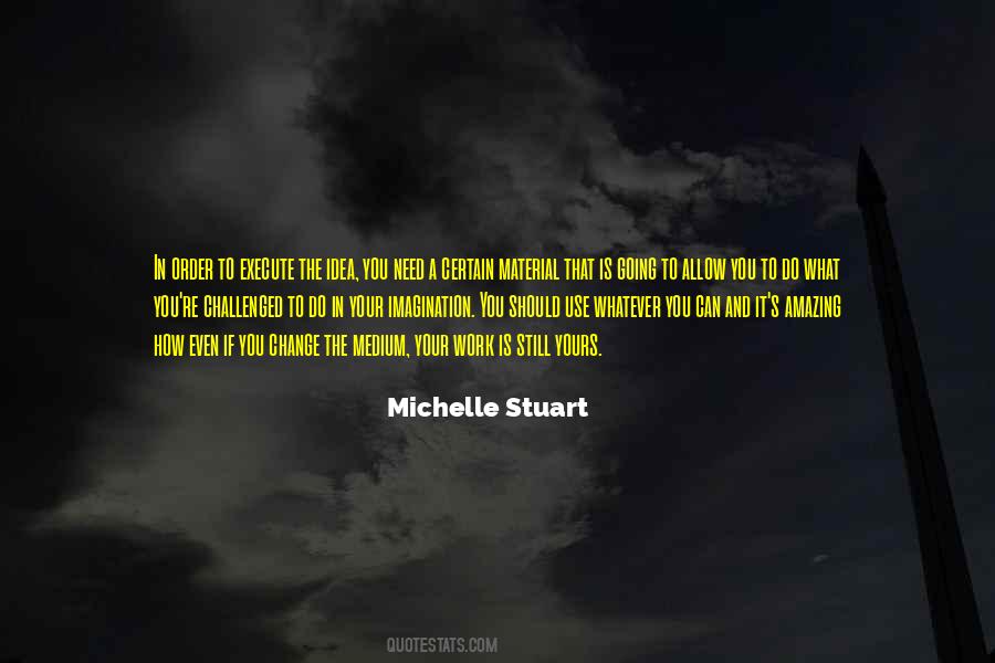 Michelle Stuart Quotes #1274471