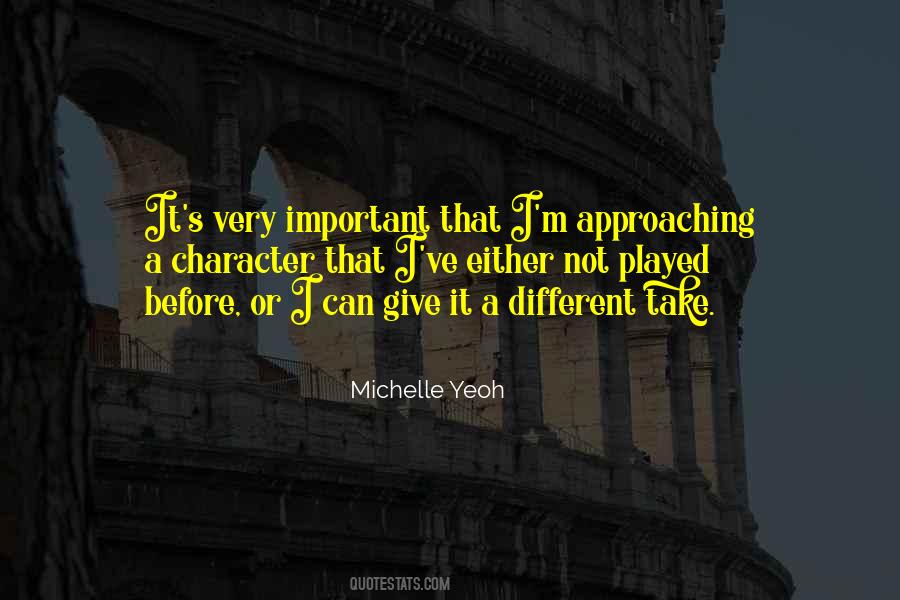 Michelle Yeoh Quotes #1089417