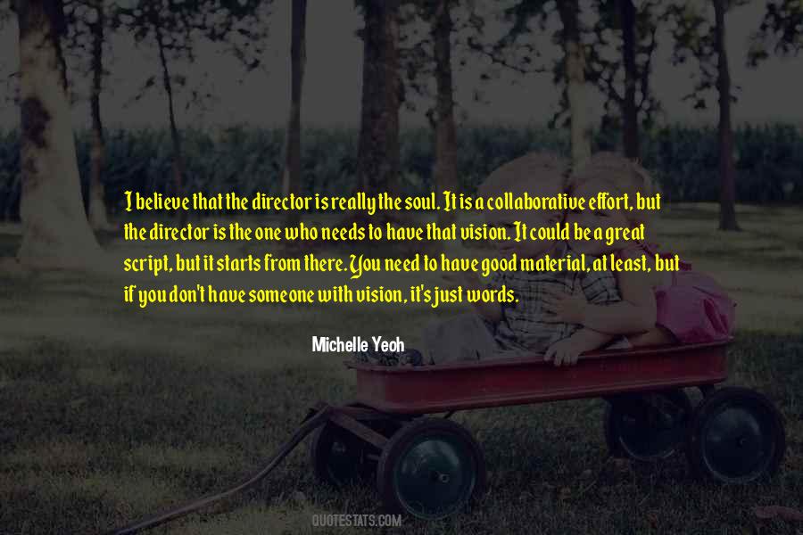 Michelle Yeoh Quotes #340355