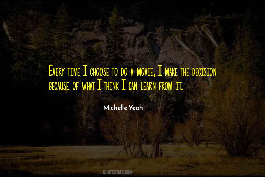 Michelle Yeoh Quotes #868325