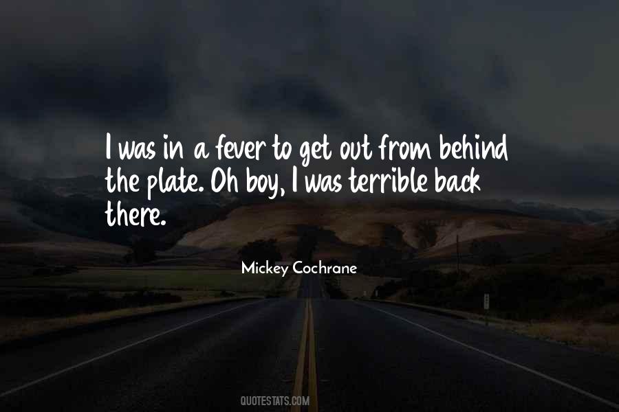 Mickey Cochrane Quotes #366823