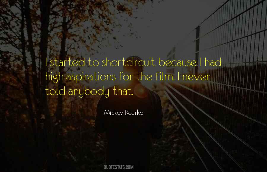 Mickey Rourke Quotes #1308707