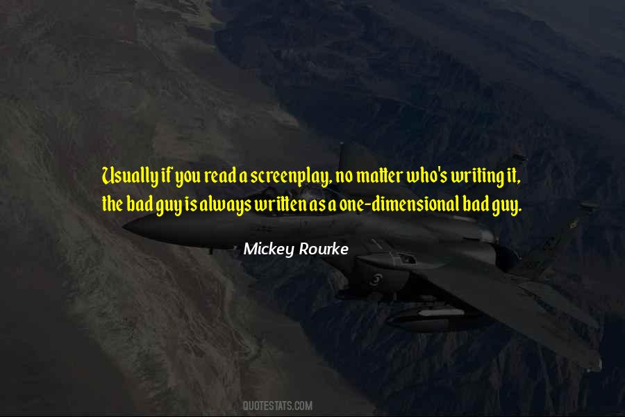 Mickey Rourke Quotes #1656869