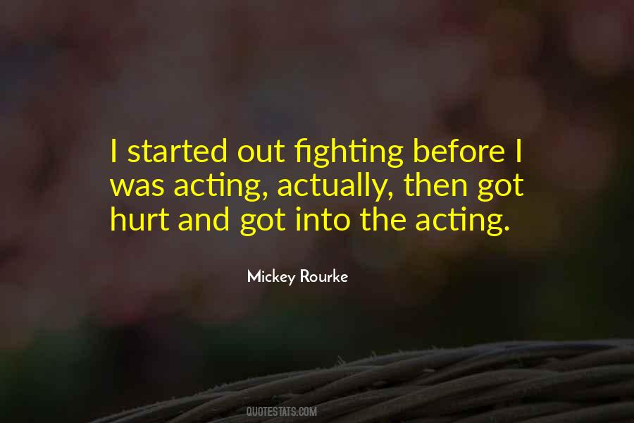 Mickey Rourke Quotes #1665831