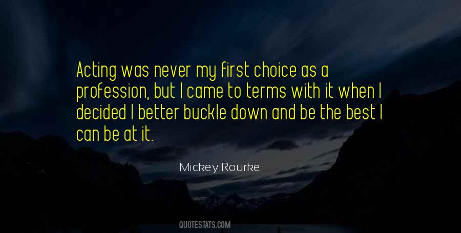 Mickey Rourke Quotes #705013