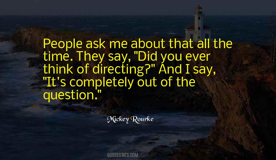 Mickey Rourke Quotes #841775