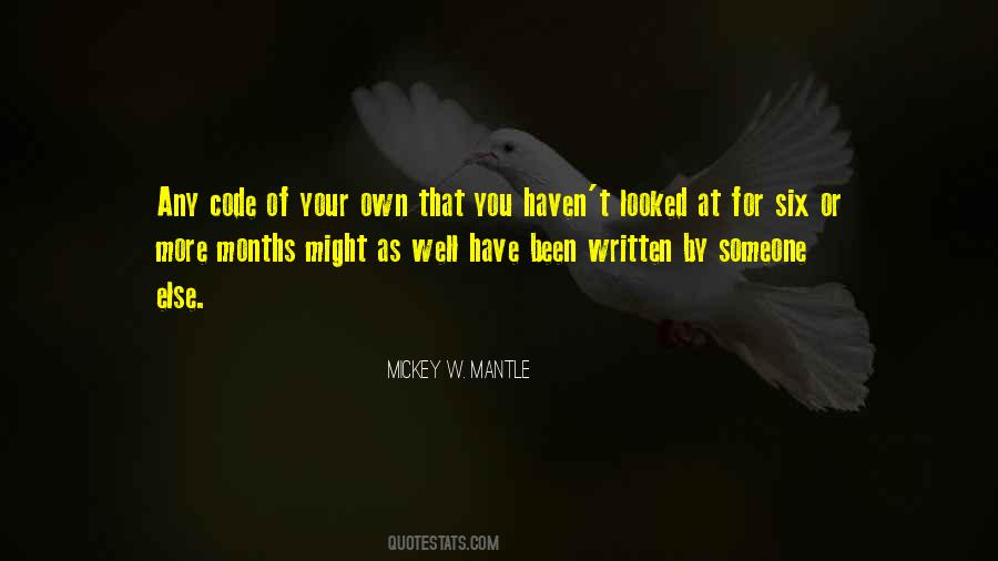 Mickey W. Mantle Quotes #86054