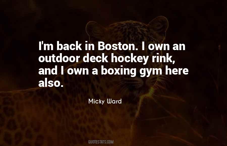 Micky Ward Quotes #570945