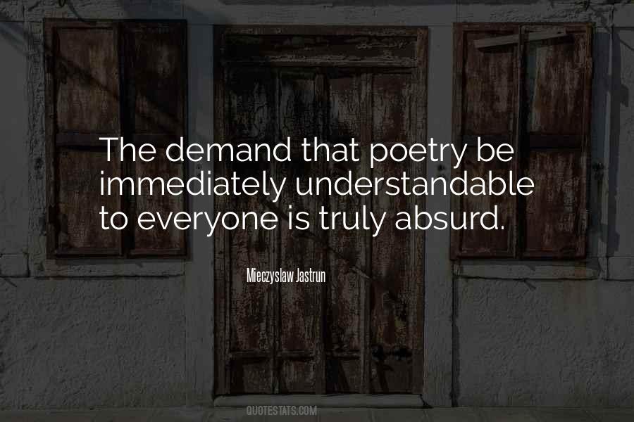 Mieczyslaw Jastrun Quotes #1858096