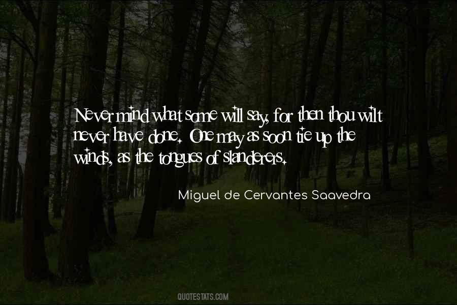 Miguel De Cervantes Saavedra Quotes #502643