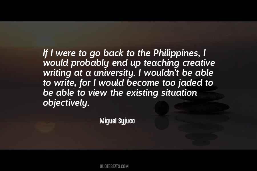 Miguel Syjuco Quotes #630599