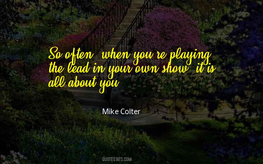 Mike Colter Quotes #127713