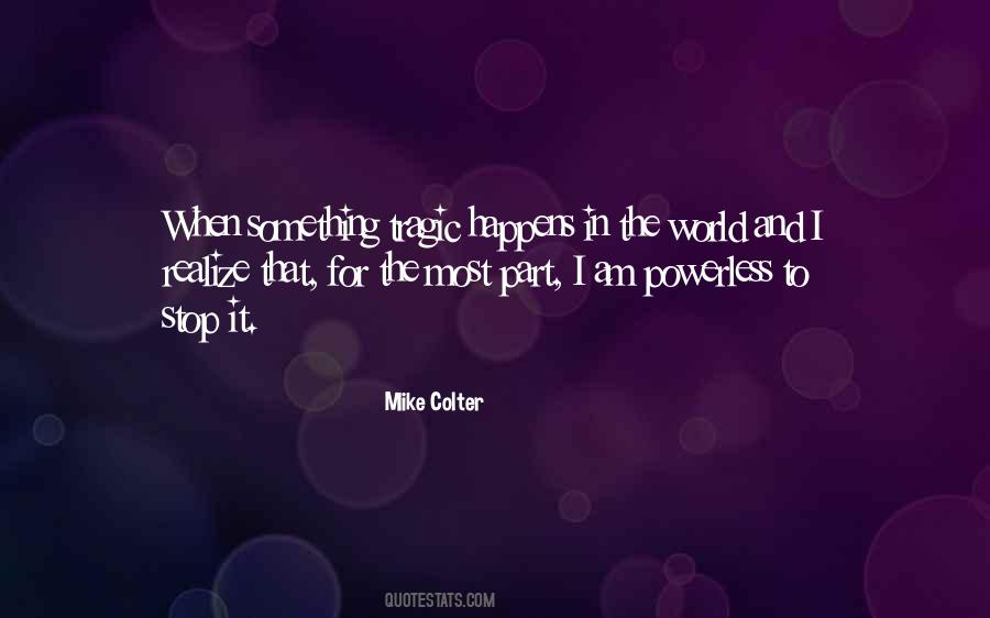 Mike Colter Quotes #161588
