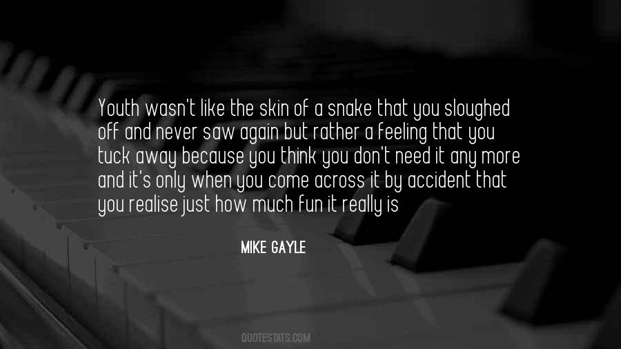 Mike Gayle Quotes #1792068