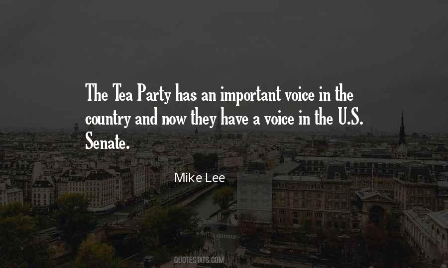 Mike Lee Quotes #1384985