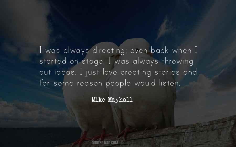 Mike Mayhall Quotes #1605991