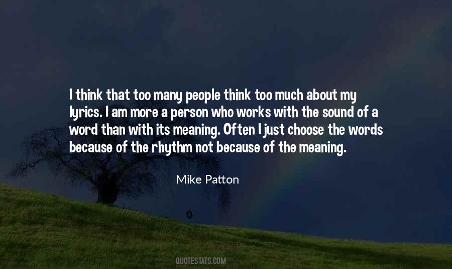 Mike Patton Quotes #315436