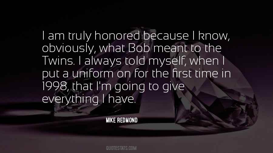 Mike Redmond Quotes #1718656 Mike Redmond Quotes #1718656