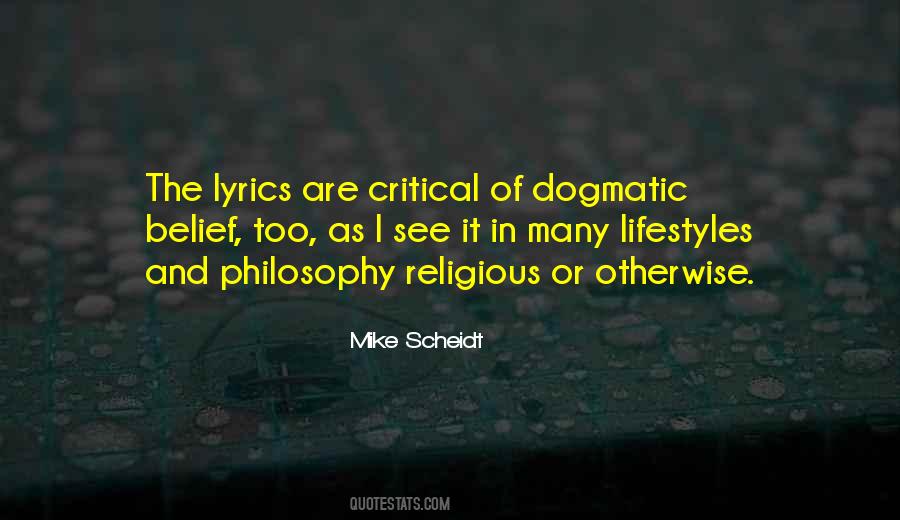 Mike Scheidt Quotes #95063