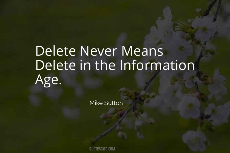 Mike Sutton Quotes #990402