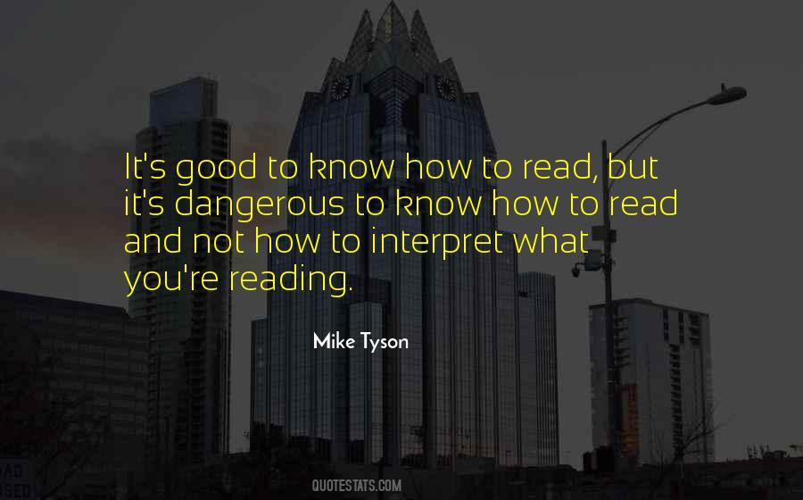 Mike Tyson Quotes #1289519