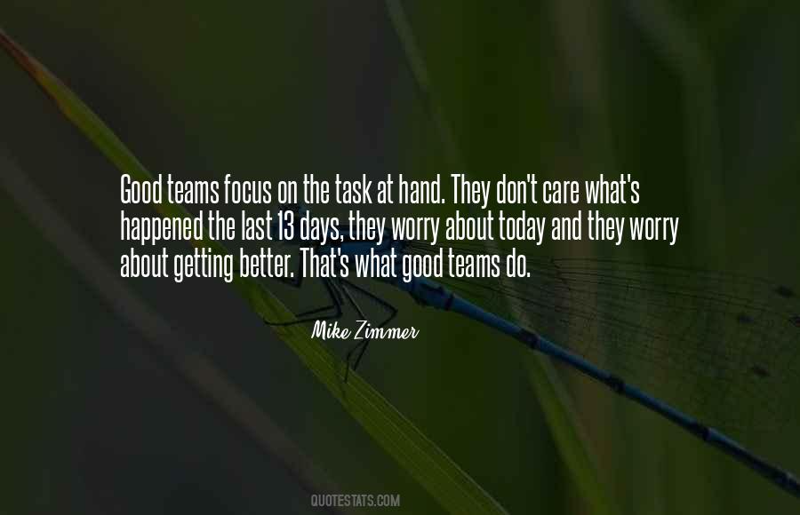 Mike Zimmer Quotes #1864582