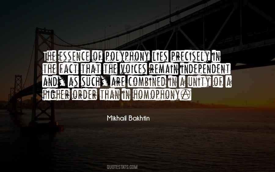 Mikhail Bakhtin Quotes #1119695