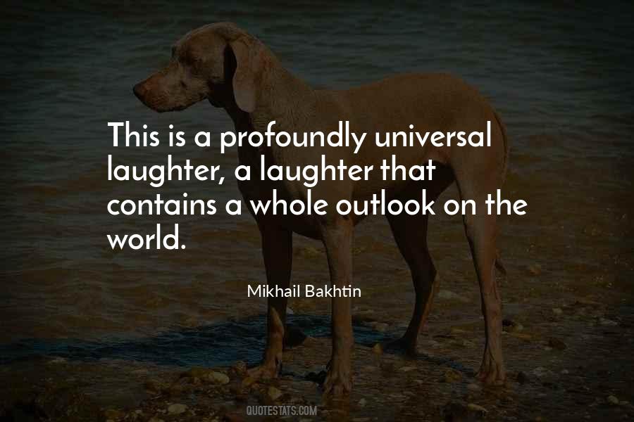 Mikhail Bakhtin Quotes #164349