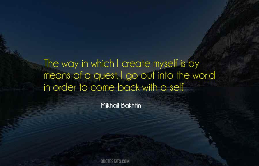 Mikhail Bakhtin Quotes #1801338