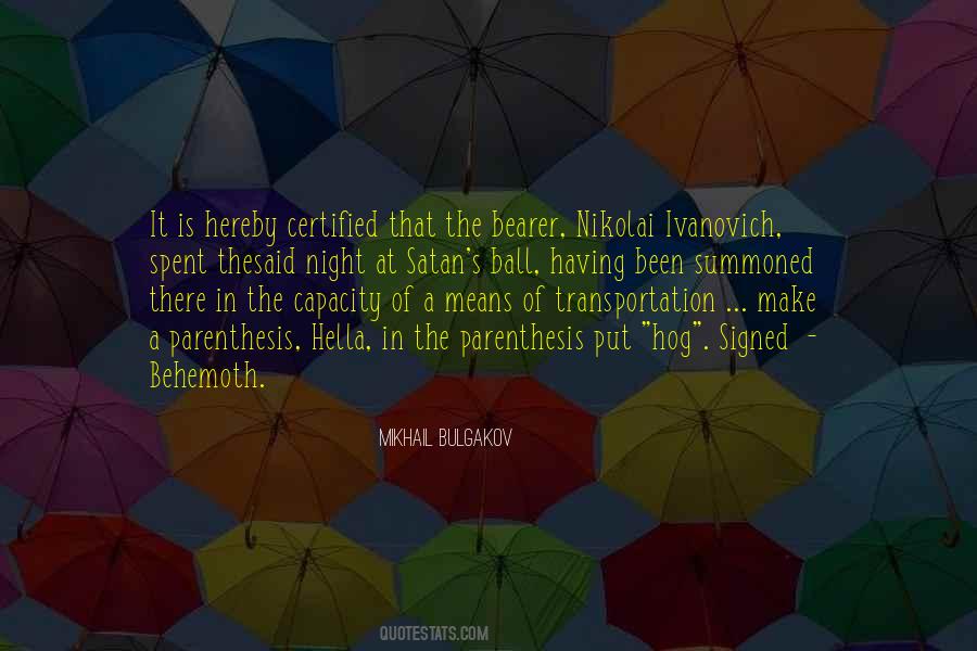 Mikhail Bulgakov Quotes #125516