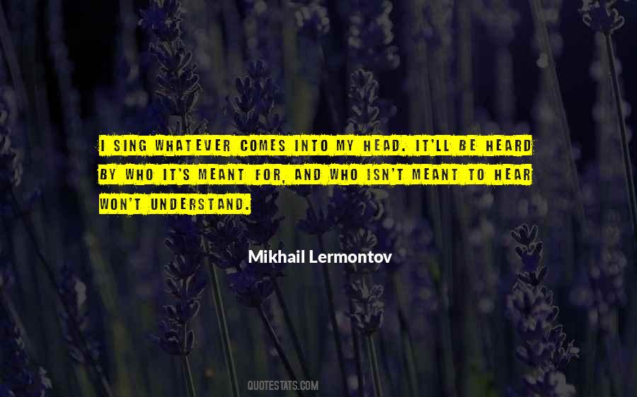 Mikhail Lermontov Quotes #739368