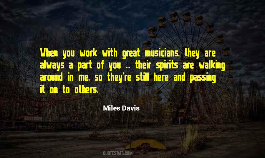 Miles Davis Quotes #489232