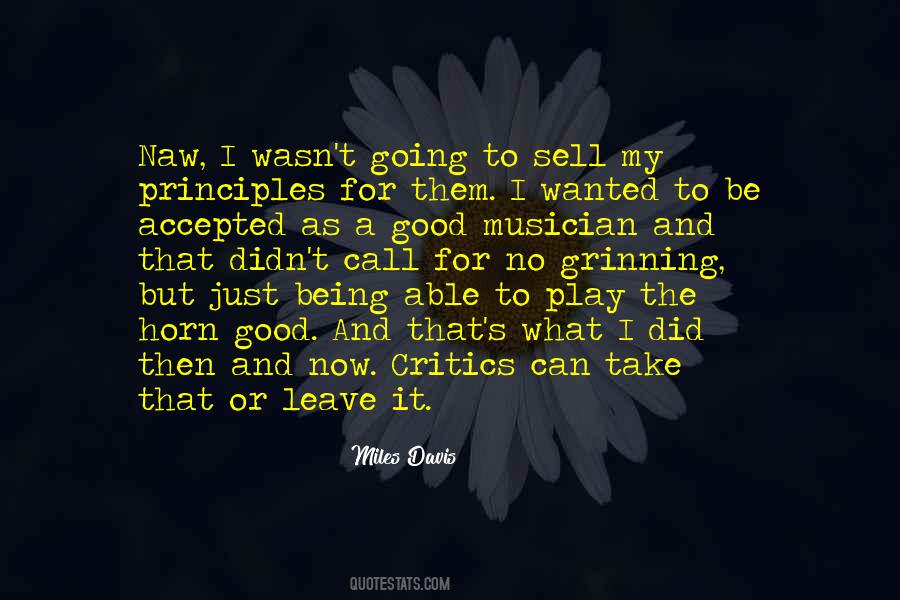 Miles Davis Quotes #765492