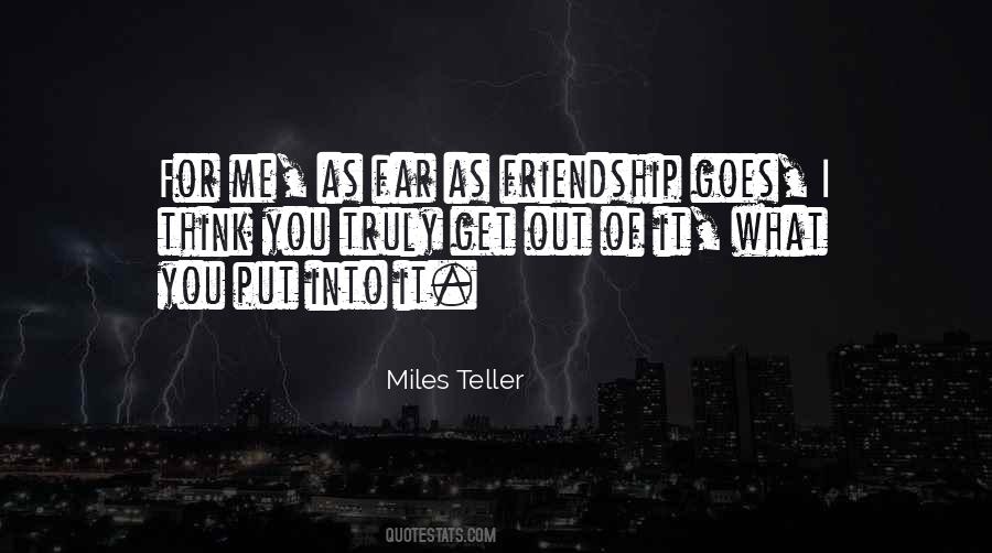 Miles Teller Quotes #1223793