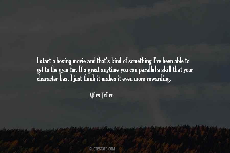 Miles Teller Quotes #1619431