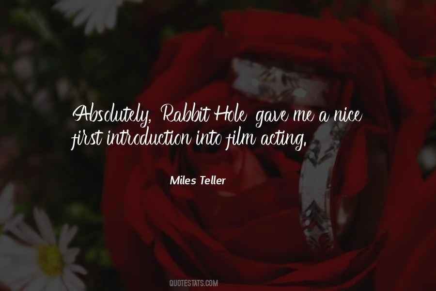 Miles Teller Quotes #776229