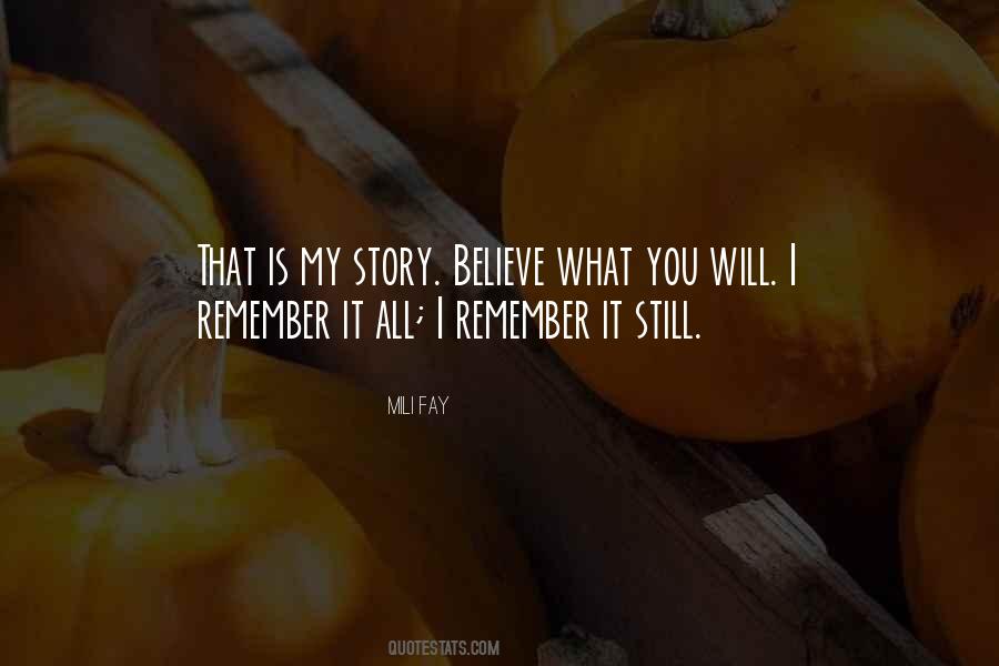 Mili Fay Quotes #1720568
