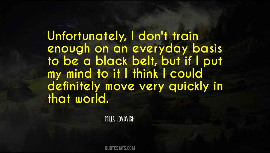 Milla Jovovich Quotes #1098865