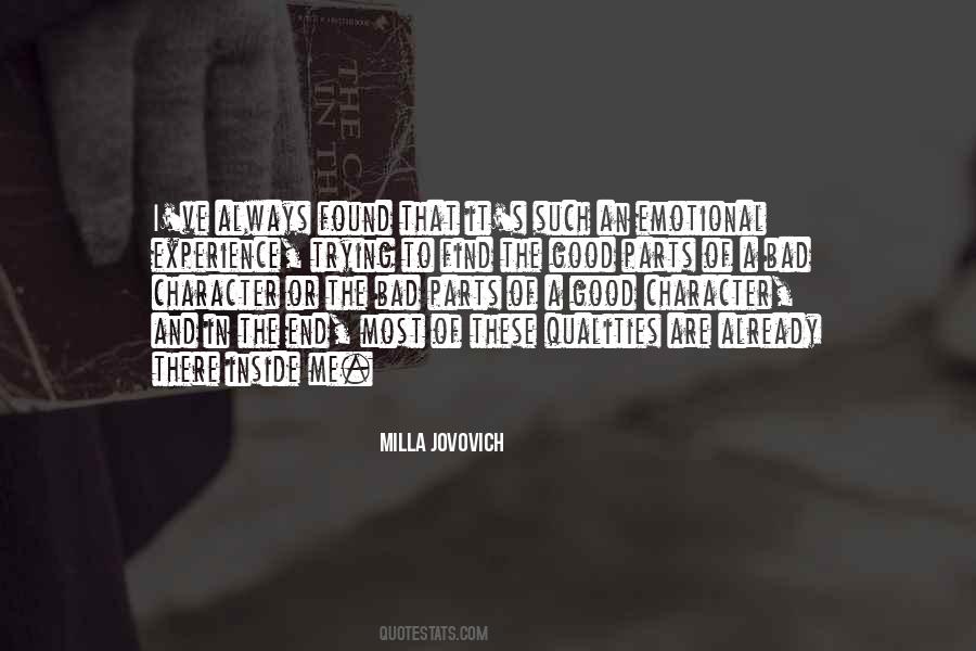 Milla Jovovich Quotes #146268