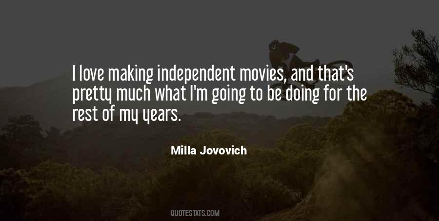 Milla Jovovich Quotes #1769548