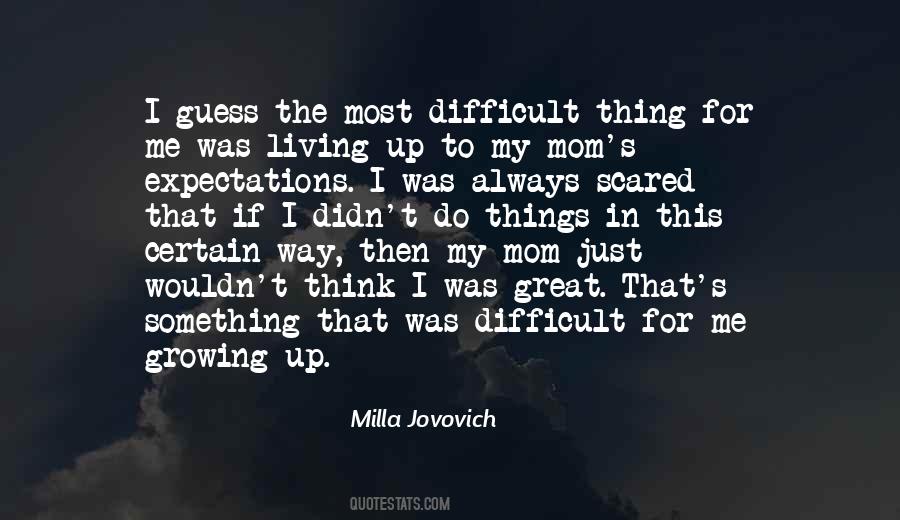 Milla Jovovich Quotes #1783006
