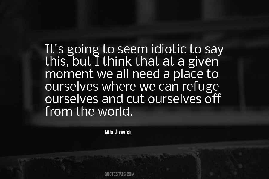 Milla Jovovich Quotes #254266