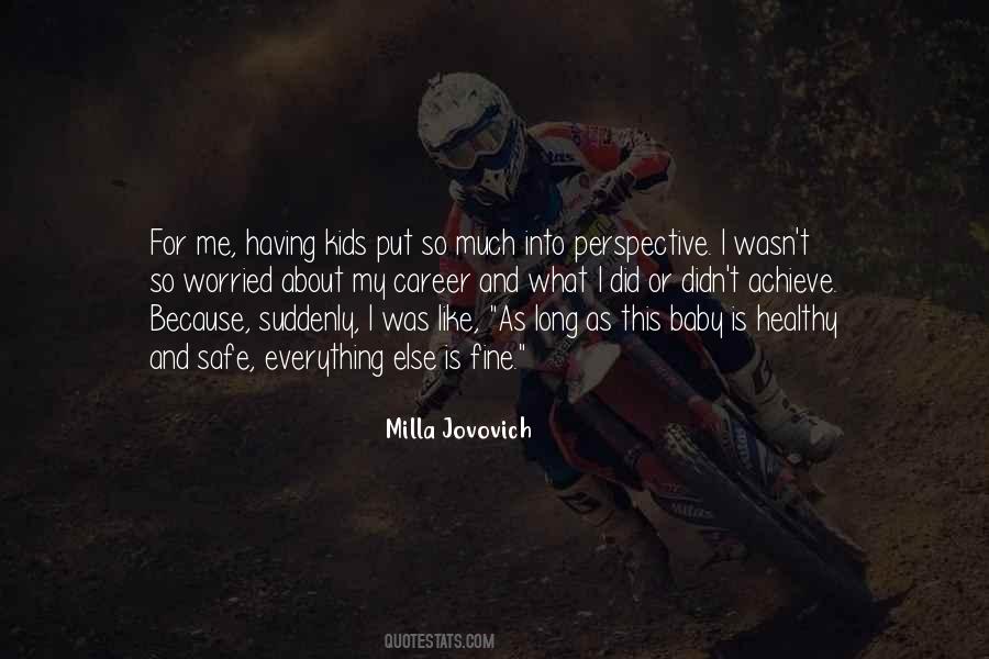 Milla Jovovich Quotes #54438