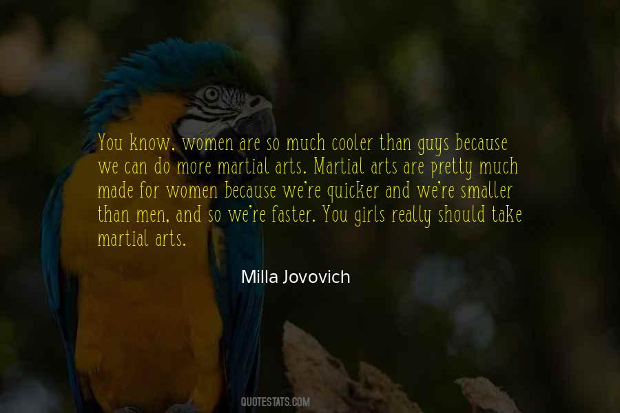 Milla Jovovich Quotes #735479