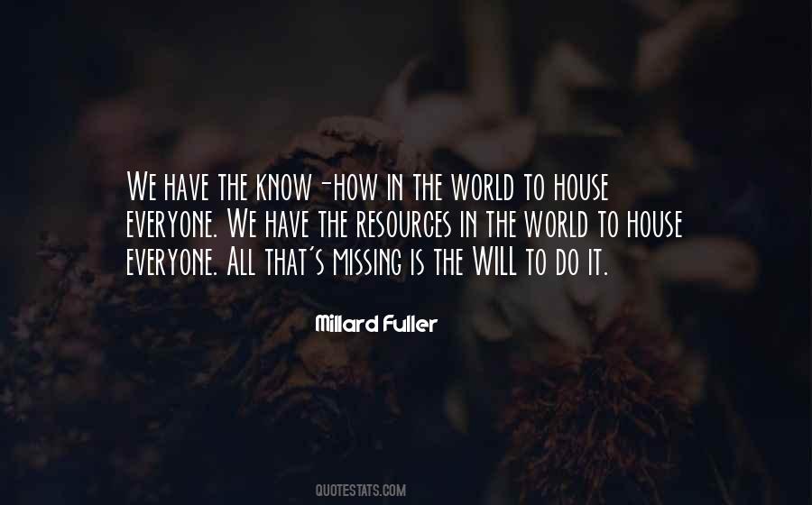 Millard Fuller Quotes #1296839